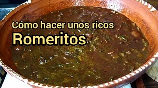 Romeritos como hacerlos fácil y muy ricos - 274.