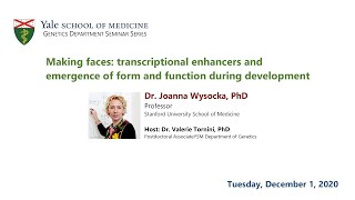 Genetics Seminar Series 2020 - Dr. Joanna Wysocka