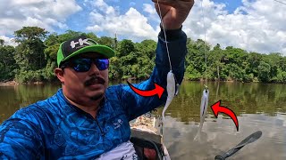 VOCÊ JÁ USOU DUAS ISCAS AO MESMO TEMPO PARA PESCAR TUCUNARÉ? Pescaria com Isca da HKD Lures