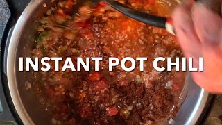 COMMENT FAIRE DU CHILI DANS L'INSTANT POT | RAPIDE ET FACILE