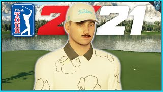 THE FINAL FANTASY COURSE IN PGA TOUR 2K21 (PS5 Gameplay)