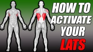 Back Activation | How To Feel Your Lats