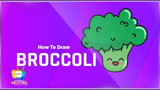 How To Draw A Broccoli | Easy Drawing Step By Step