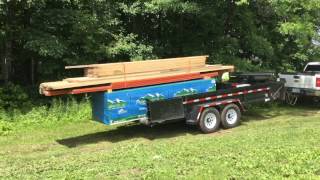 A.N.T.S Trailer Lumber pack delivery