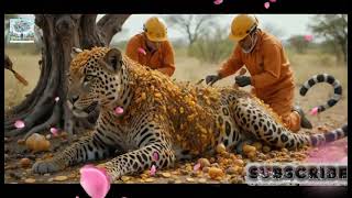 Brave Team Rescues Leopard Infested with Millions of Parasites