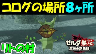 【ゼルダ無双】 リトの村　コログの場所８ヶ所  【厄災の黙示録】　＃７