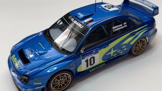 Building a Perfect Tamiya 2002 Subaru WRC 1/24 scale model car