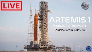 🌎 NASA LIVE Artemis 1 Inspections