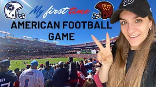 My First Time at an American Football Game | A French Girl in the USA EP 9 🇺🇸