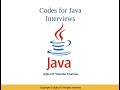 Java Interview Codes | Odd Even Number Checker