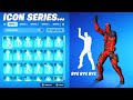 ALL ICON SERIES DANCES & EMOTES IN FORTNITE