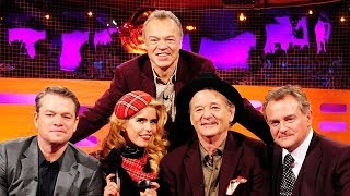 MATT DAMON, BILL MURRAY & HUGH BONNEVILLE Cause Mayhem - The Graham Norton Show on BBC AMERICA