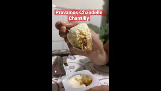 Provamos dois sabores de Chandelle Chantilly. Será que deu bom? #shorts #casalcomédia