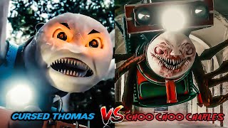 Cursed Thomas The Train VS Choo Choo Charles | Spider Train Animations