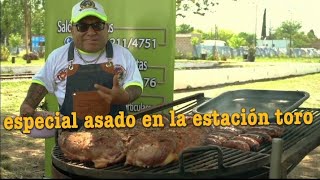 especial de lechón, vacío, bondiola,y chori para la gente en la estación toro 👍