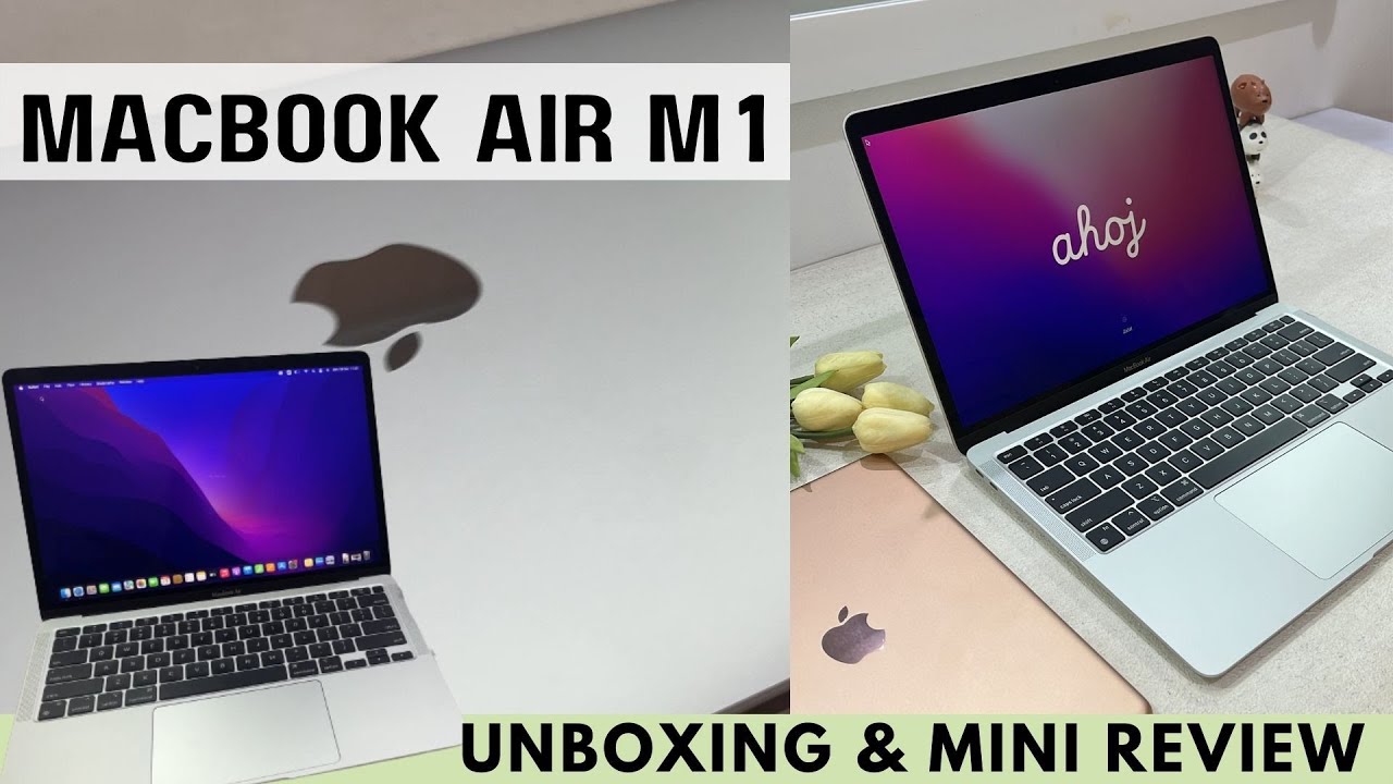 MacBook Air M1 VS Air M2 ?? Unboxing MacBook Air M1 Silver + Mini ...