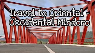 Travel Oriental Mindoro to Occidental Mindoro Part 1