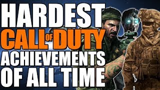 HARDEST Call of Duty Achievements & Trophies Through The Years