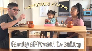 Montessori at Home: Family eating approach |baby led weaning