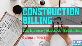 Construction Billing Procedure I Tax Invoice I Abstract I Cover Letter I GST