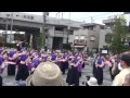 バサラ祭り1日目　jr奈良駅東口ステージ　奈良市役所チーム八重櫻