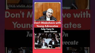 Don't Misbehave with young lawyers | Judge Angry On senior lawyer #judge#lawyer#argument#legalcourts