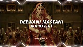deewani mastani - shreya ghoshal [edit audio]
