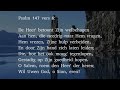 psalm 147 vers 1 en 6 laat s heeren lof ten hemel rijzen