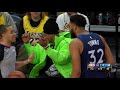 michael beasley tells ref he wants to fight karl anthony towns and they both received technicals