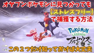 親分ポケモンに見つかってもストレスフリーで捕獲する方法【レジェンズアルセウス】【Pokémon LEGENDS アルセウス】【ポケモン】【おやぶん／オヤブン】