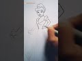 Cinderella Drawing - Princess Drawing - How to Draw Princess Cinderella #shorts