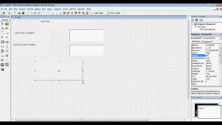 ADDITION OF TWO NUMBERS IN VISUAL BASIC 6.0