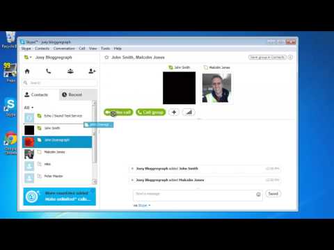 How to do Conference Call using Skype