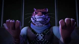 TMNT Tigerclaw beats up Rocksteady and Bebop