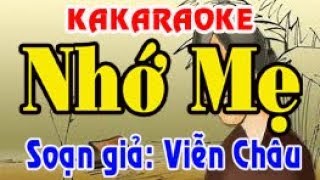 Karaoke vọng cổ NHỚ MẸ - KÉP