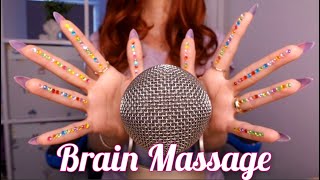 ASMR BRAIN Massage 🌟Mic Scratching, Tapping, Bubble Wrap, Ear Eriggers, Sponges