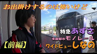 【前編・鉄道旅】自閉症重度10歳児と家族4人で行く「東京都下→岐阜多治見」 特急あずさ・ワイドビューしなの　東京→岐阜  Autism children rail travel fromTokyo