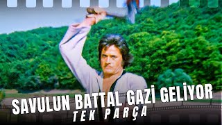 SAVULUN BATTAL GAZİ GELİYOR! | Cüneyt Arkın | Eski Türk Filmi Tek Parça Restorasyonlu