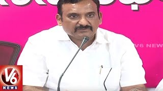 MLC Bhanu Prasad Reacts Over Amit Shah Comments On TRS Manifesto | V6 News