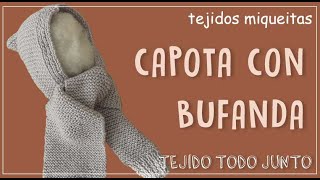 Bufanda gris capucha (Subtitles available)