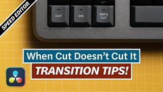 How to add TRANSITIONS in DaVinci Resolve - SPEED EDITOR Tutorial