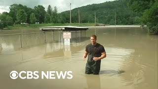 Remnants of Beryl swamping parts of Northeast