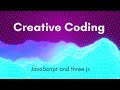 Creative Coding Time Lapse | Neon Mountains | Javascript, three.js