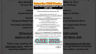 #OJEE 2025