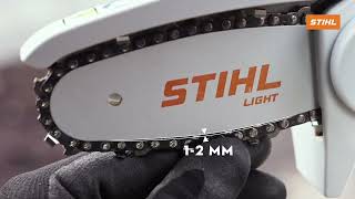 Stihl GTA 26 akkus mini láncfűrész használata - AS2 akku rendszer