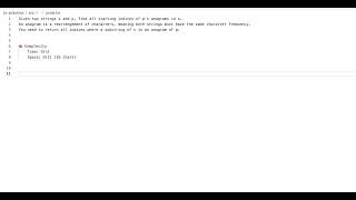 Coding Challenge Day004: 🔥Find All Anagrams in a String using Sliding Window.