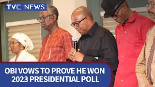 ISSUES WITH JIDE: Peter Obi Sheds Tears, Vows To Prove He Won 2023 Presidential Election