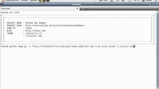 Python SQL Dumper - How to extract all column names for all tables from all databases
