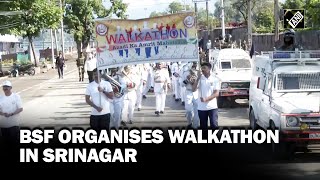 Border Security Force Kashmir Frontier organises Walkathon in Srinagar