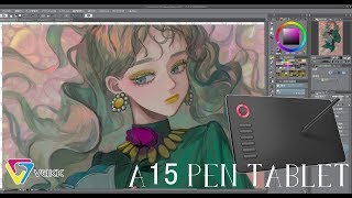 【VeikkA15PenTablet】イラストメイキング【Speed Painting】